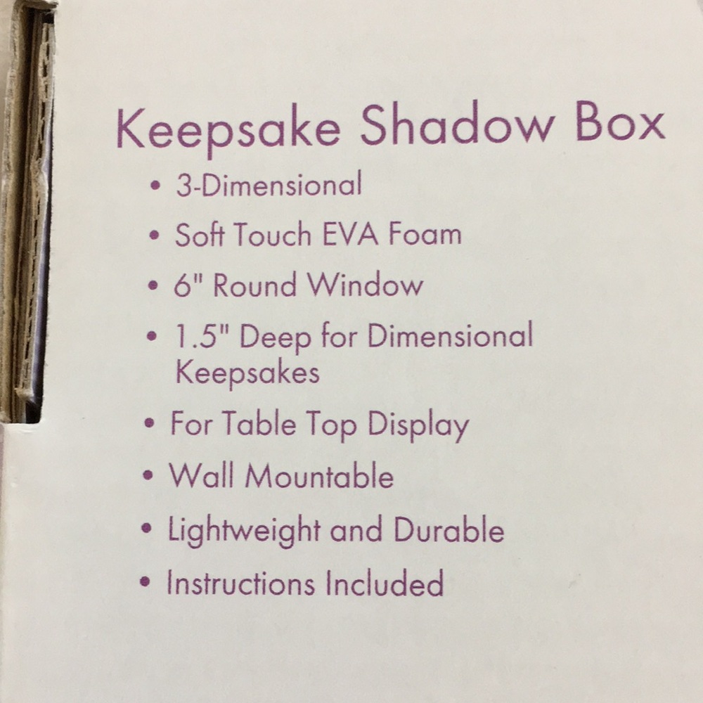Keepsake Shadow Box - Camera Shape - Picture 6 of 6